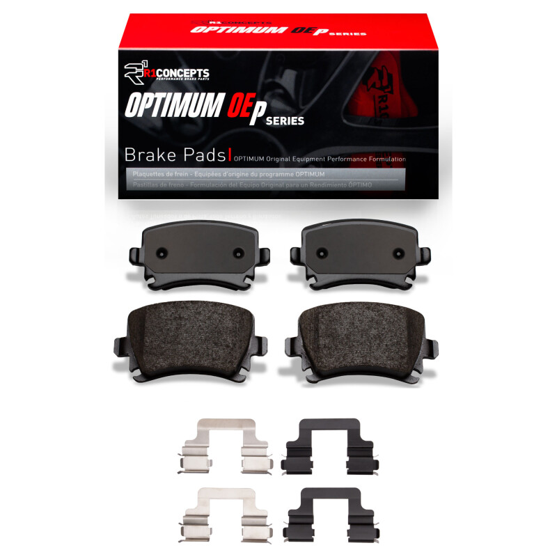 Audi TT Quattro RS Brake Pads - Rear - R1 Concepts - Optimum OE - `08-`16